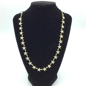 Ballet Gold Stars Rhinestone‎ Necklace